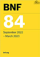 BNF 84 (British National Formulary) September 2022